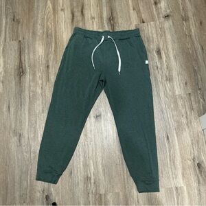 Vuori Performance Jogger Women’s Large Green DreamKnit Athleisure Pants EUC